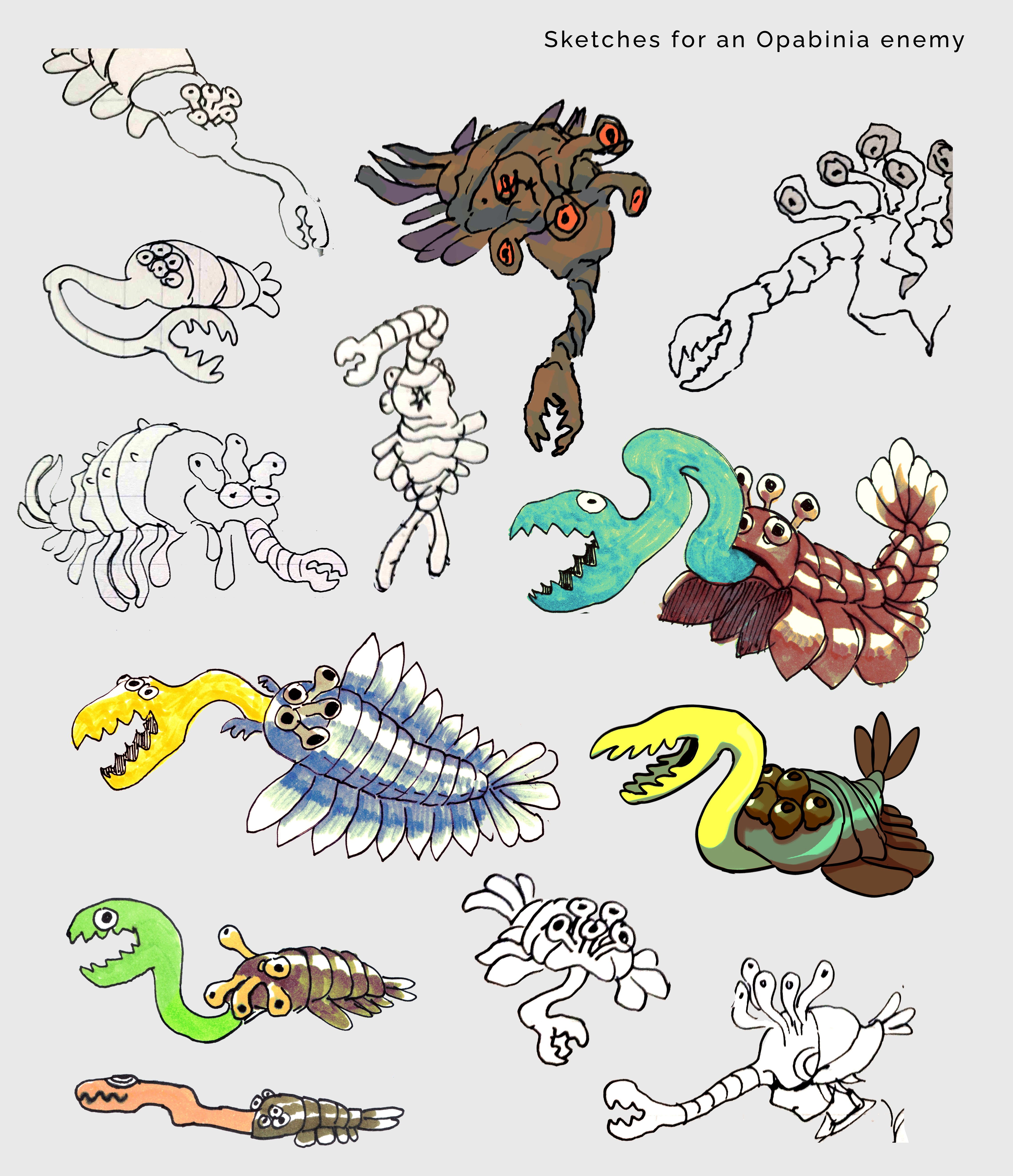 Opabinia Based Enemies